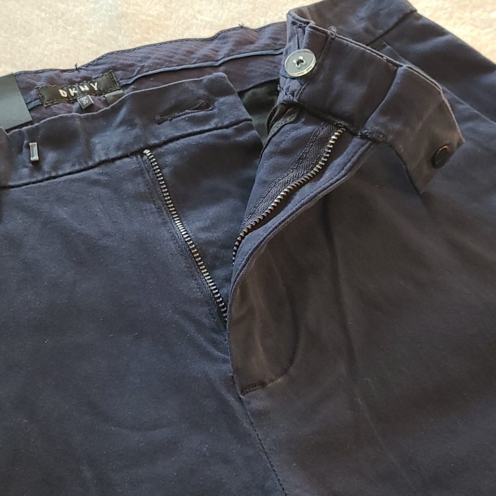 DKNY Chinos navy blue white stripe - Picture 9 of 16